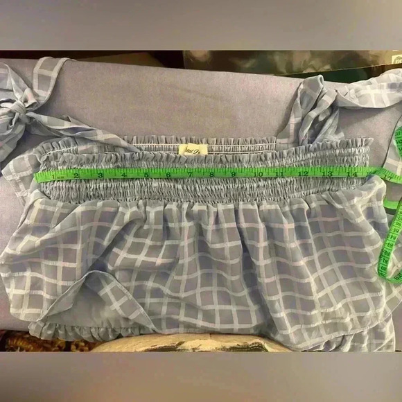 Petal Dew Blue Tiered Ruffled Sundress - Picture 7 of 10